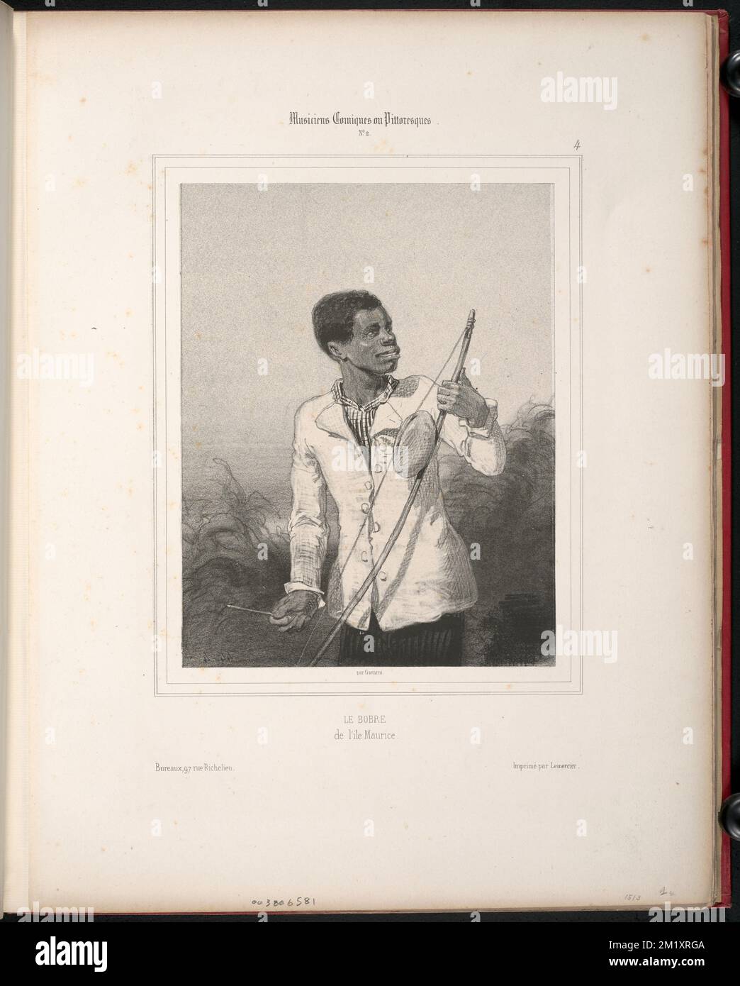 Le Bobre - de l'ile Maurice ,. Paul Gavarni (1804-1866). Lithografien und andere Arbeiten Stockfoto
