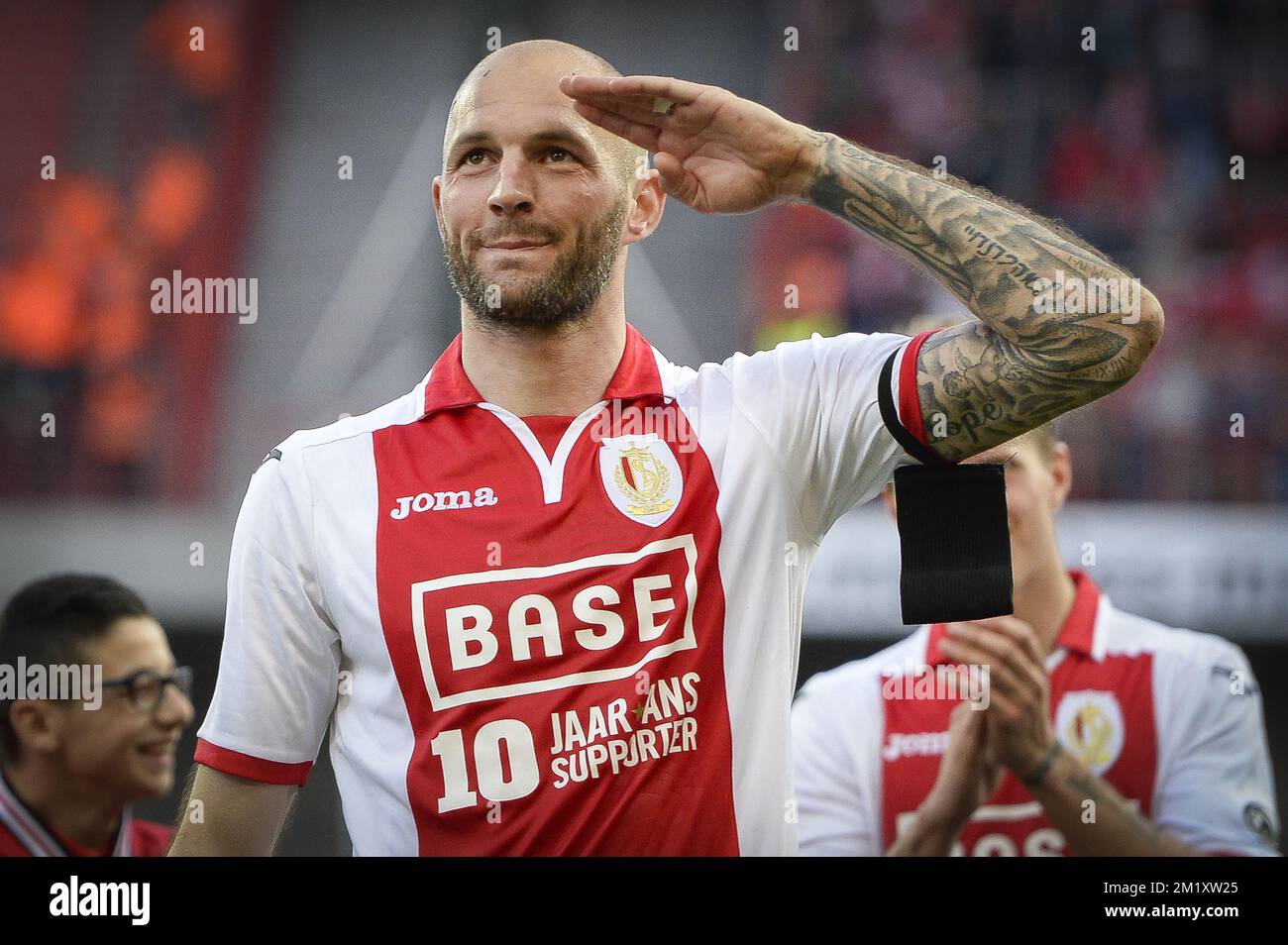 Die Jelle Van Damme von Standard feiert das Spiel der Jupiler Pro League zwischen Standard de