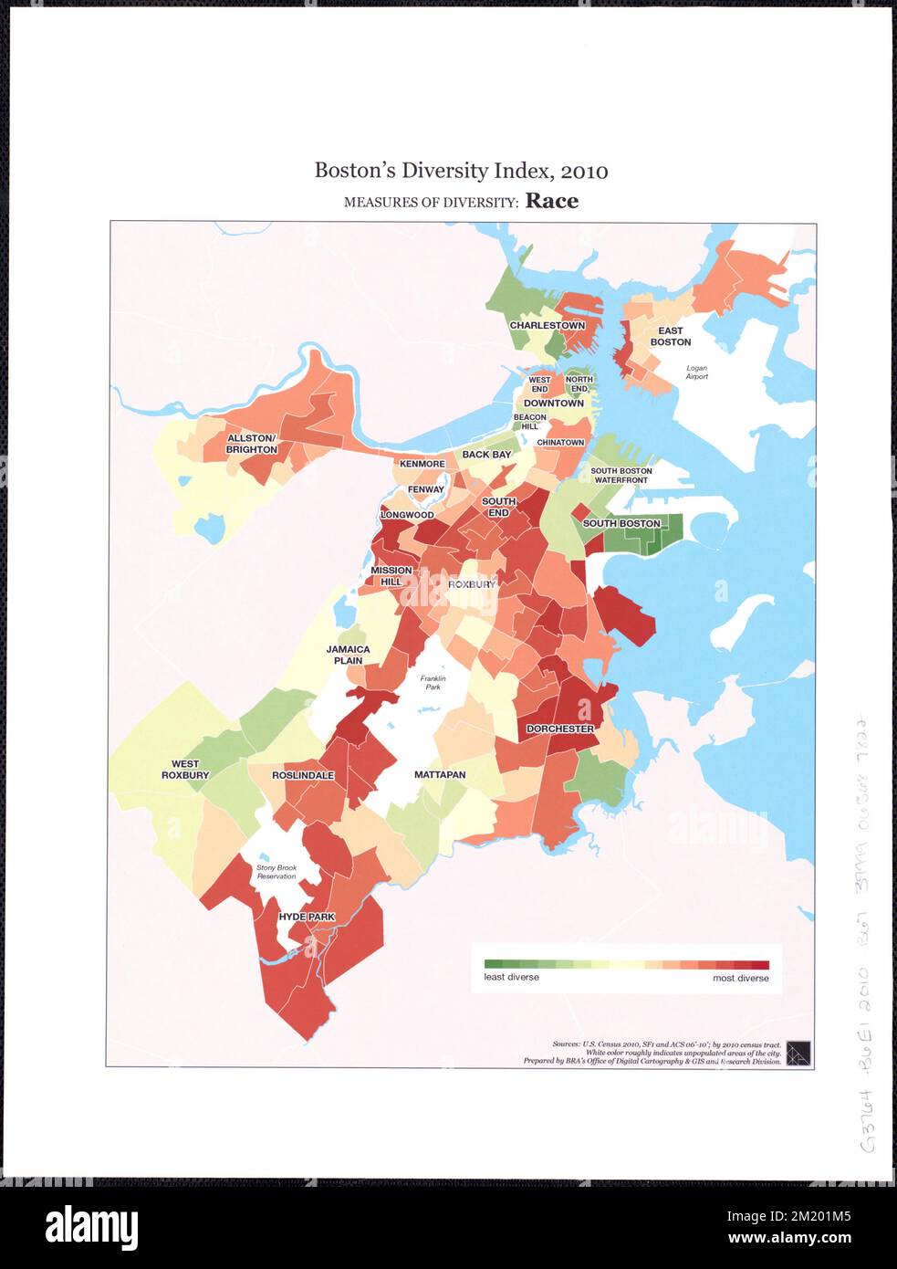 Boston's Diversity Index, 2010 : Measures of Diversity : Race , Boston ...