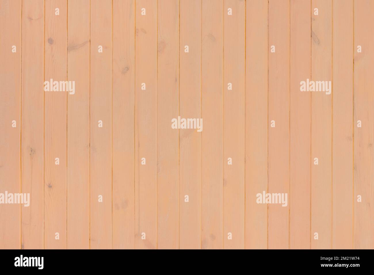 Vertikal lackierte leichte Planken Oberfläche, Holzbodenstruktur Tischhintergrund Holz. Stockfoto