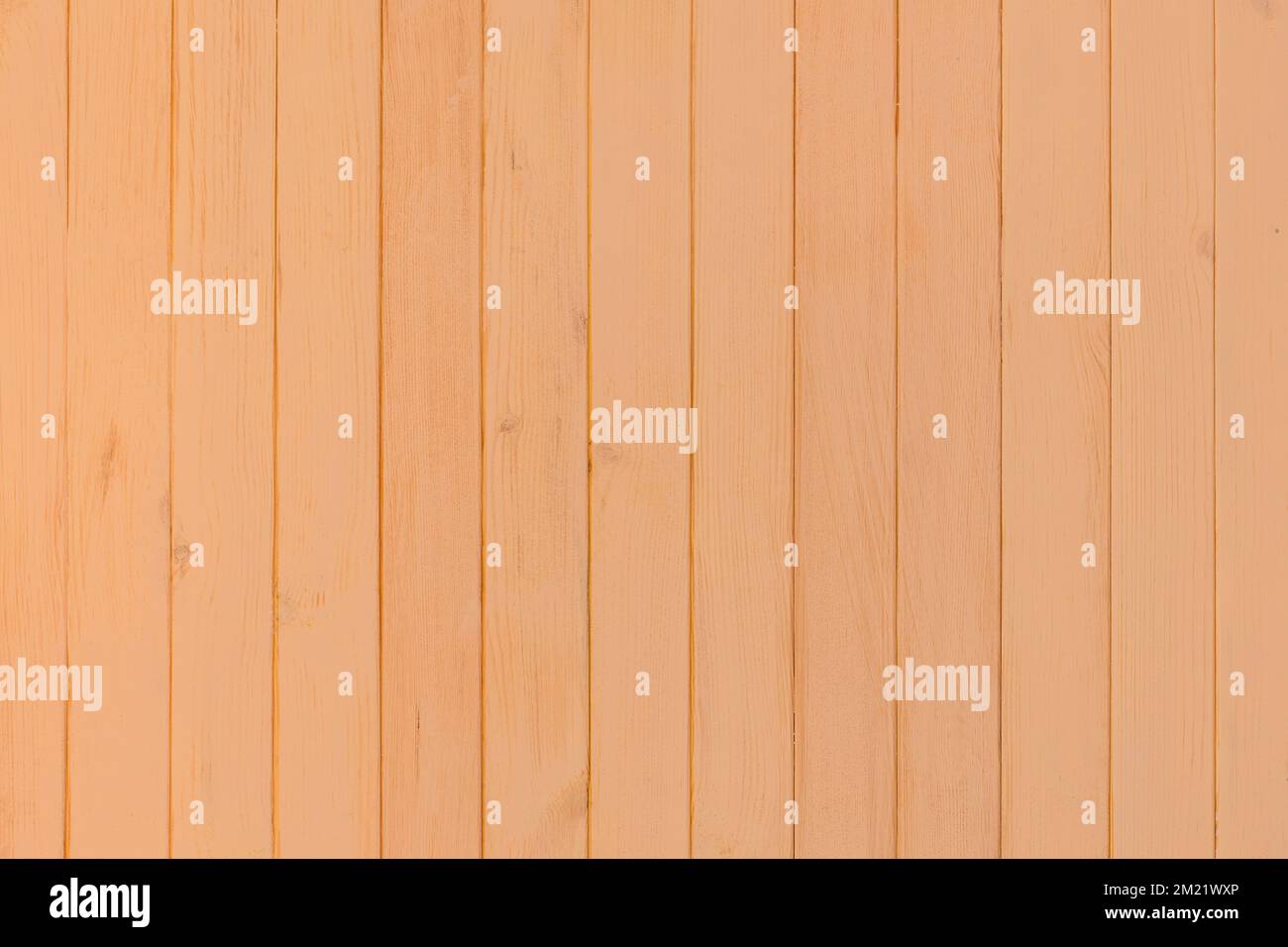 Vertikal lackierte leichte Planken Oberfläche, Holzbodenstruktur Tischhintergrund Holz. Stockfoto