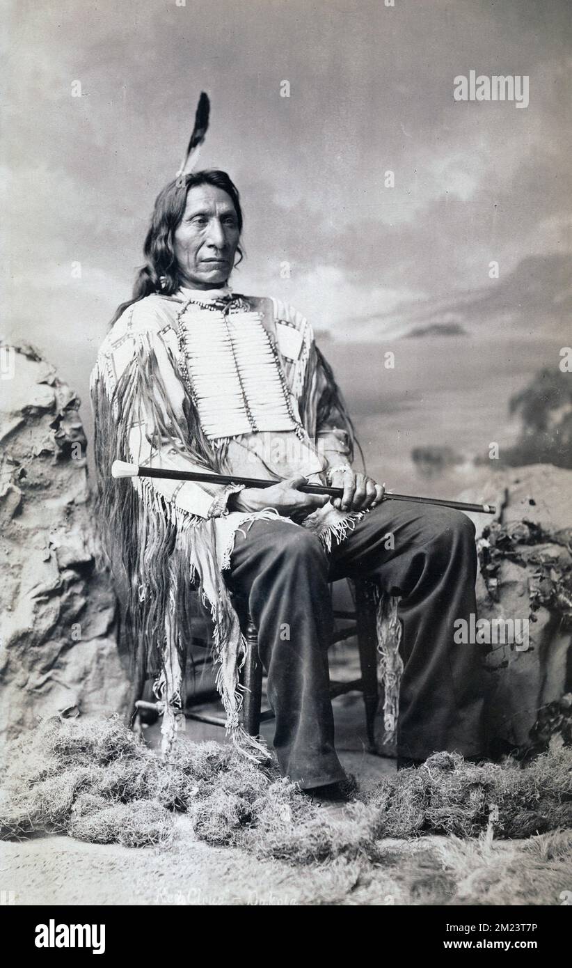 „Red Cloud“, Red Cloud (1822 – 1909), Anführer der Oglala Lakota von 1868 bis 1909. Ureinwohner Stockfoto