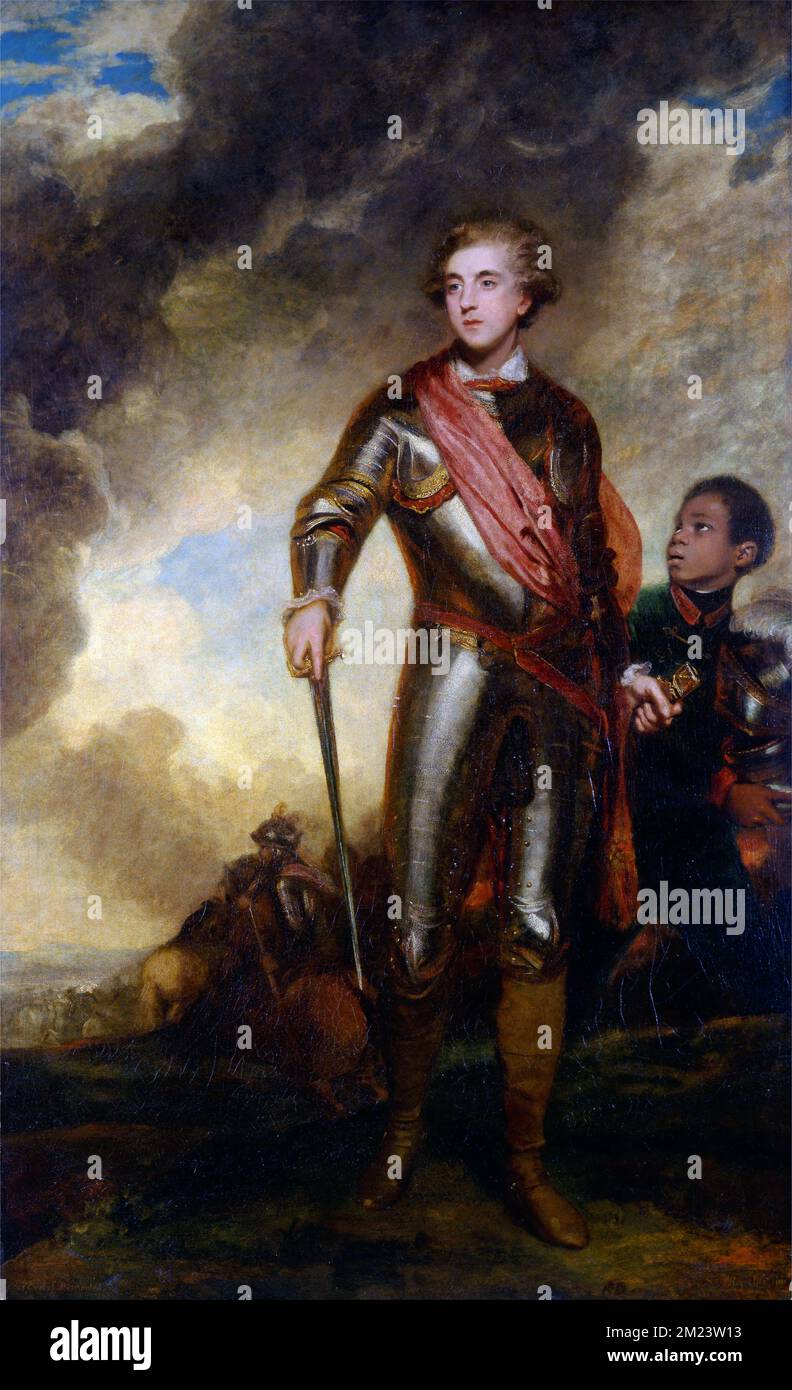 Charles Stanhope, 3. Earl of Harrington (1782), Gemälde von Joshua Reynolds Stockfoto