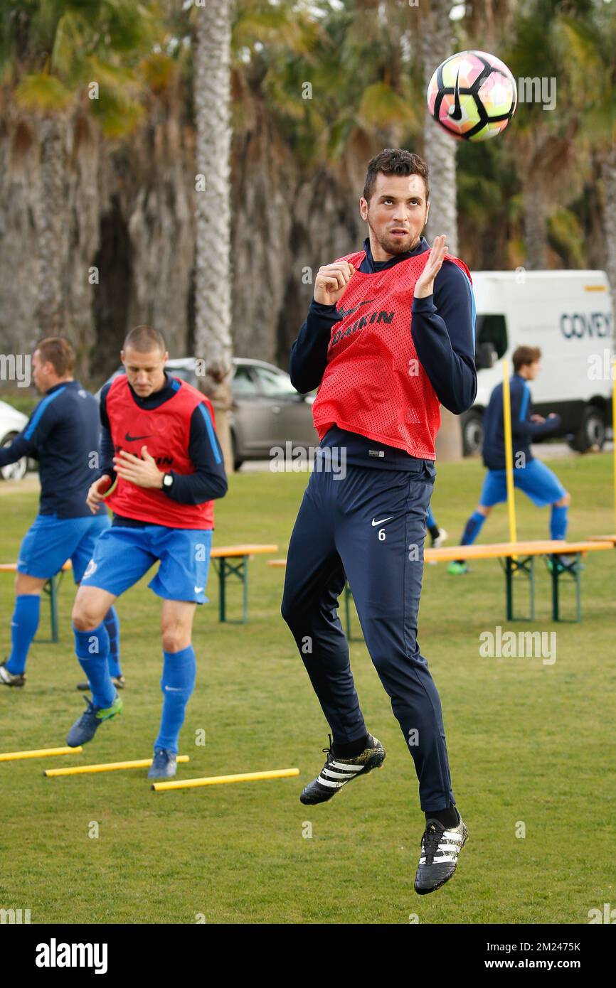 Claudemir Domingues De Souza des Clubs, gefilmt am zweiten Tag des