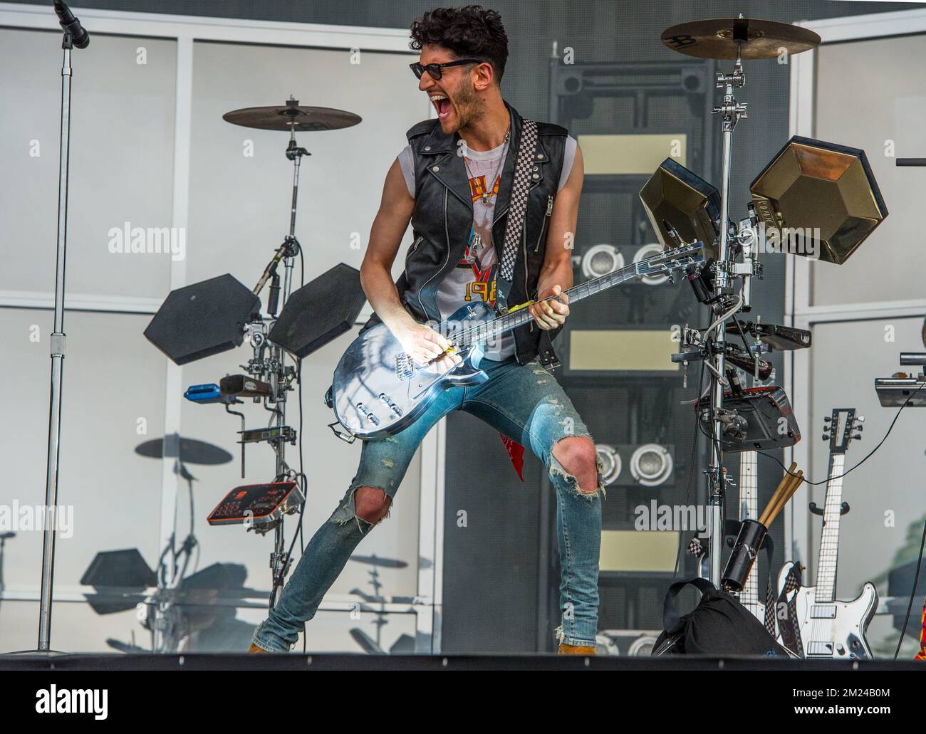 Governors Ball - Chromeo in Konzert Stockfoto