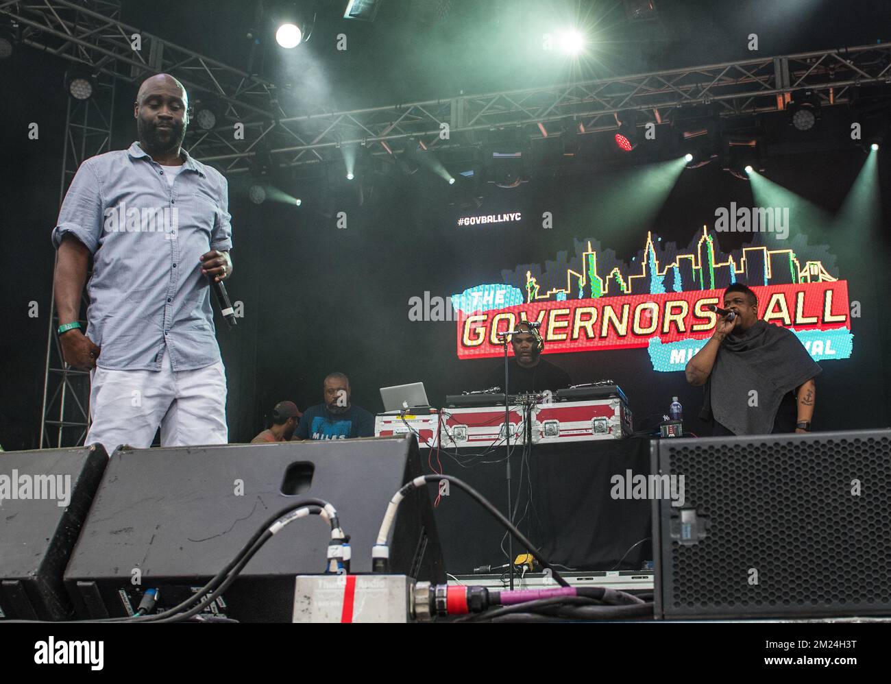 Gouverneursball - De La Soul in Konzert Stockfoto