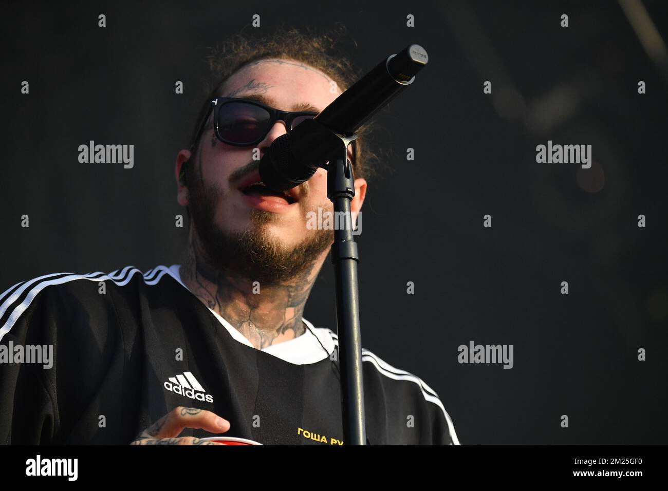 Gouverneursball - Postieren Sie Malone im Konzert Stockfoto