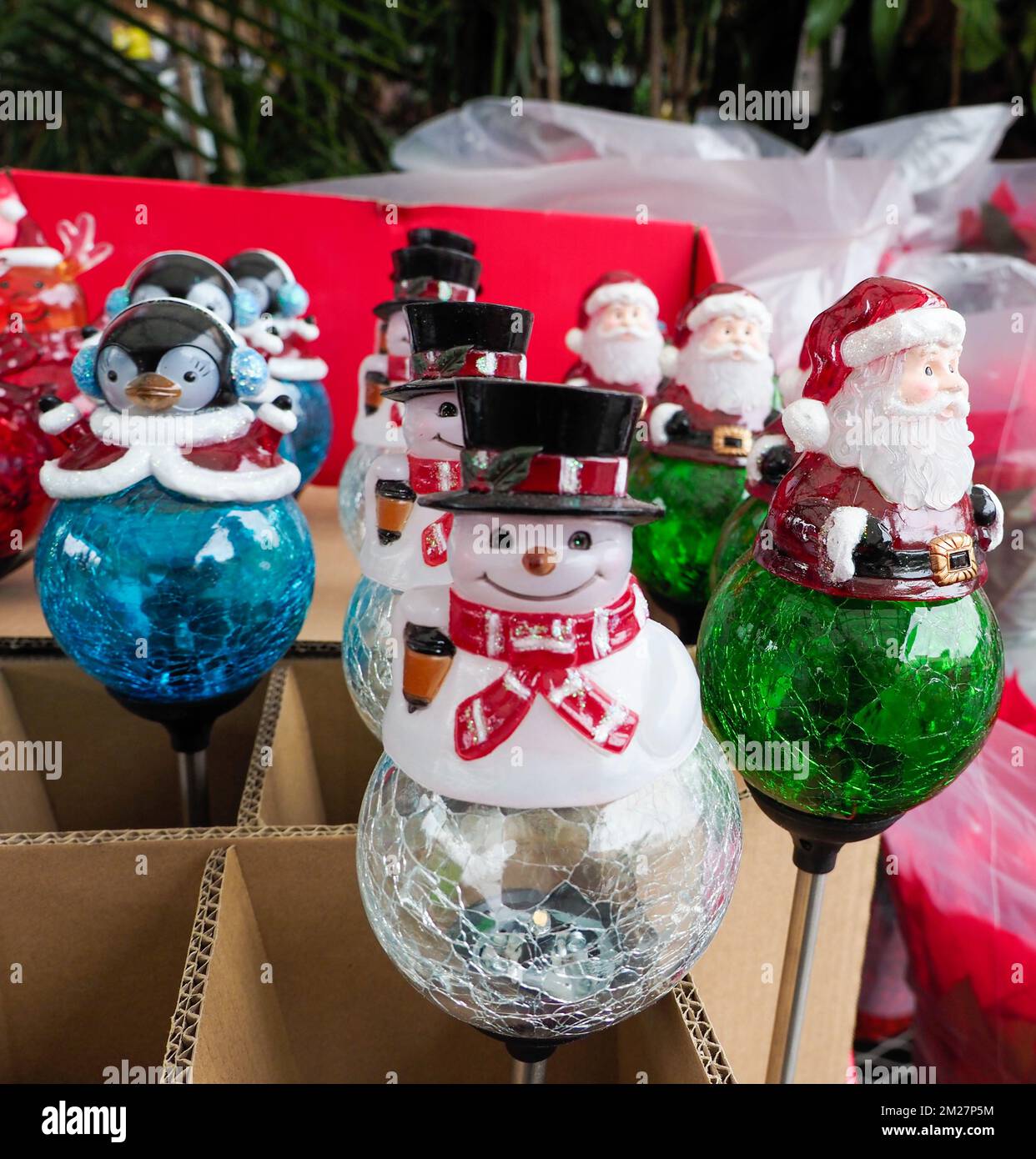 Weihnachts Aufziehspielzeug, 4 Stück Figur-Uhrwerk-Spielzeug
