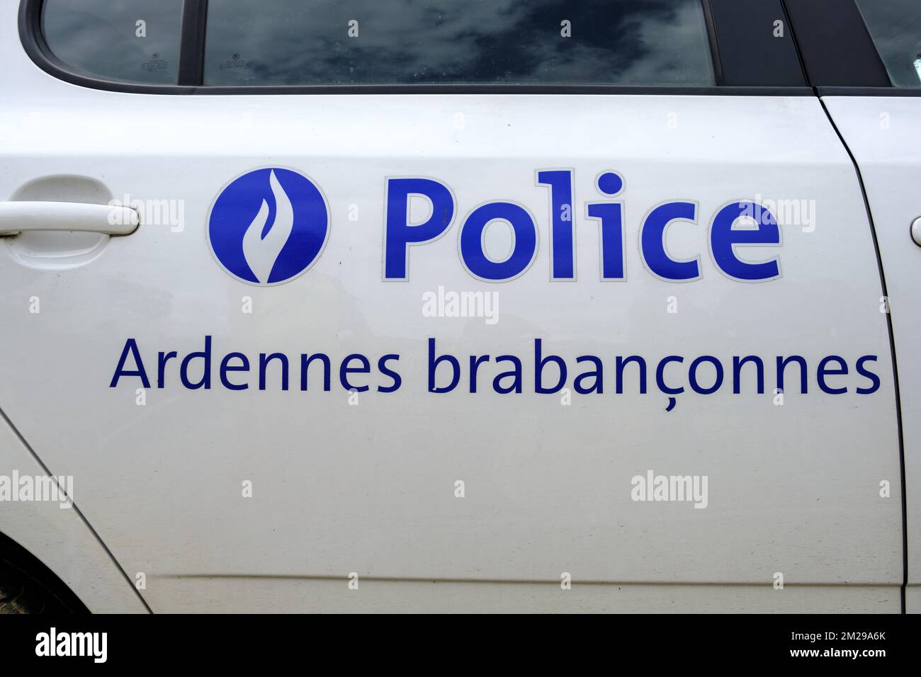 Pollice Auto der ardennes brabanconnes | Voiture de Police de l'Ardennes Brabanconnes 20/08/2017 Stockfoto