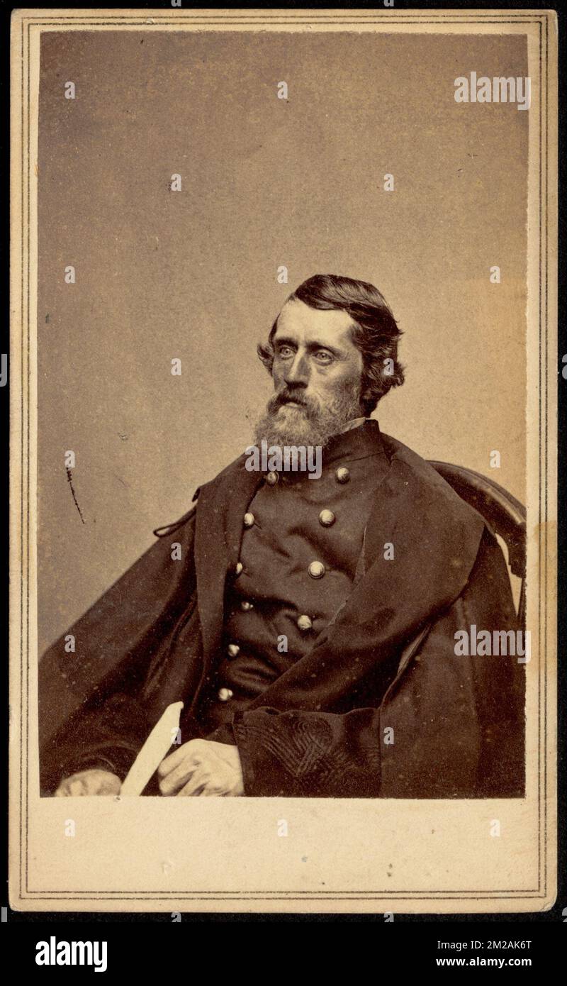 Oberst Briggs, Militäroffiziere, Briggs, Henry S. Henry Shaw, 1824-1887, Carte de Visite Collection Stockfoto