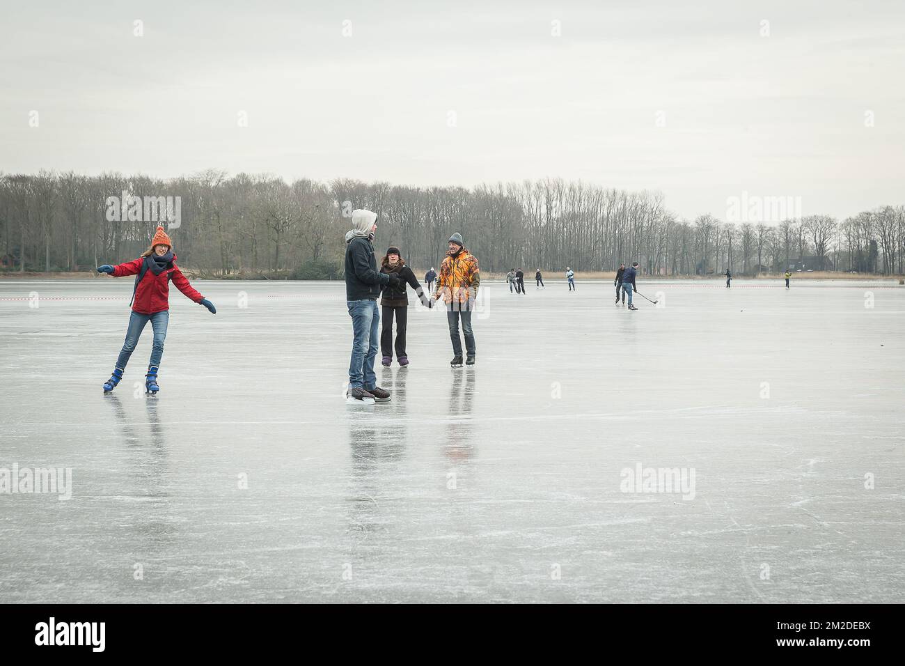 Das Abbildungsbild zeigt Menschen, die am Donnerstag, den 01. März 2018
