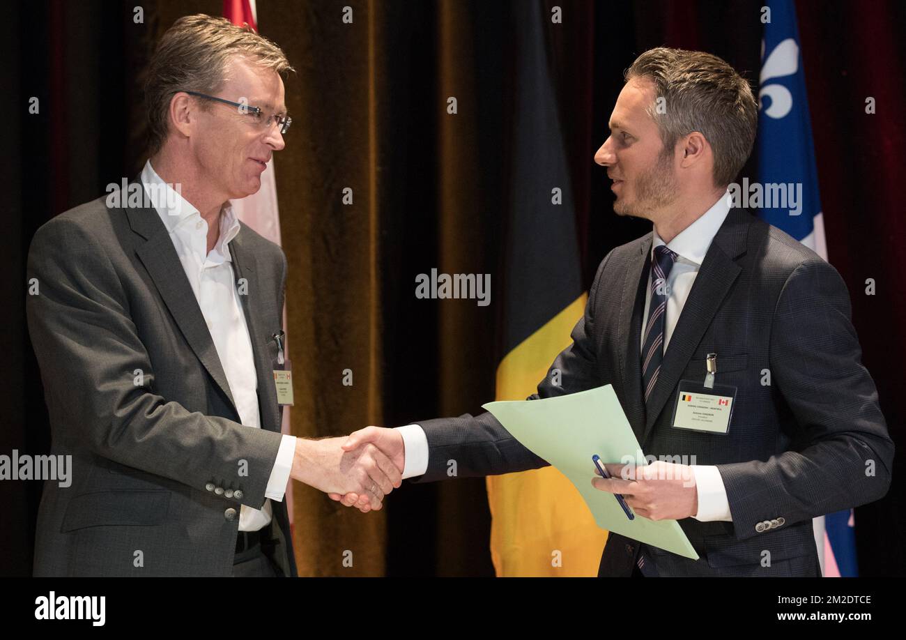 Blondel Francois, Kitozyme, CEO und Managing Director, und Chagnon