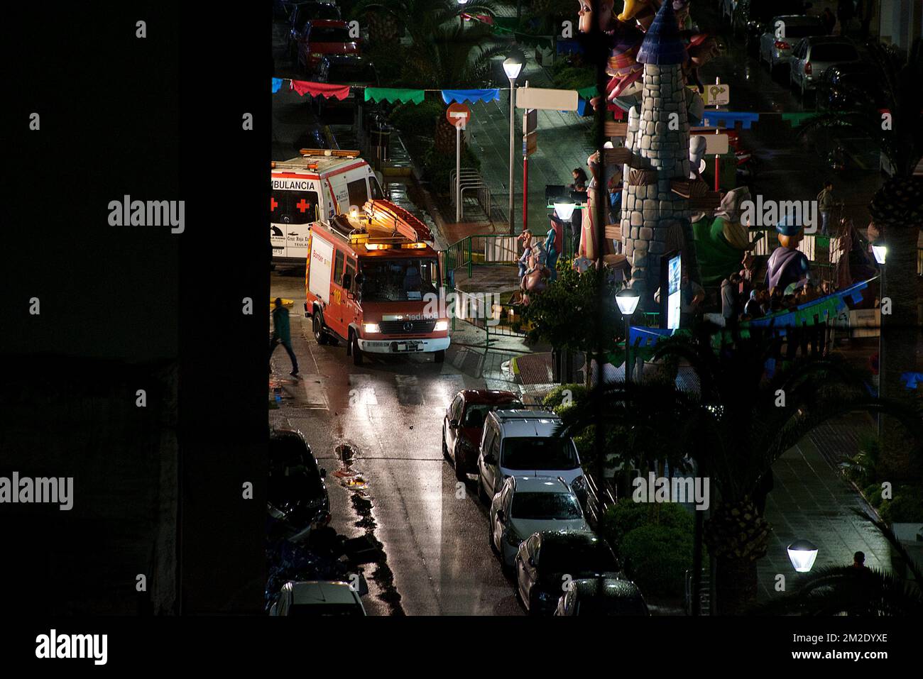 Katastrophenschutz in Spanien | Schutzzivil en Espagne 19/03/2018 Stockfoto