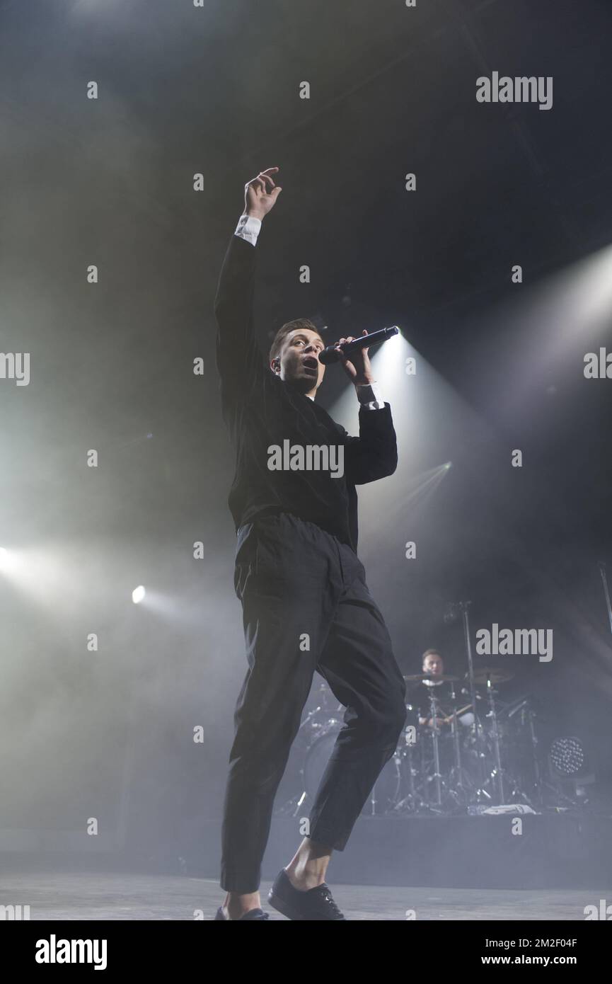 Loic Nottet beim Inc'Rock Festival | Loic Nottet à l'Inc'Rock Festival 05/05/2018 Stockfoto