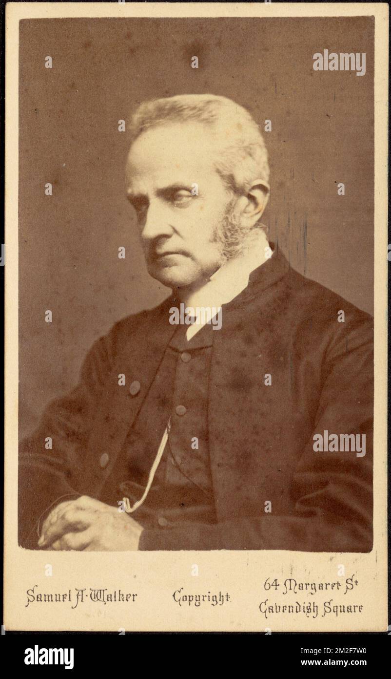 Dean Stanley, Priester, Philosophen, Stanley, Arthur Penrhyn, 1815-1881, Carte de Visite Collection Stockfoto
