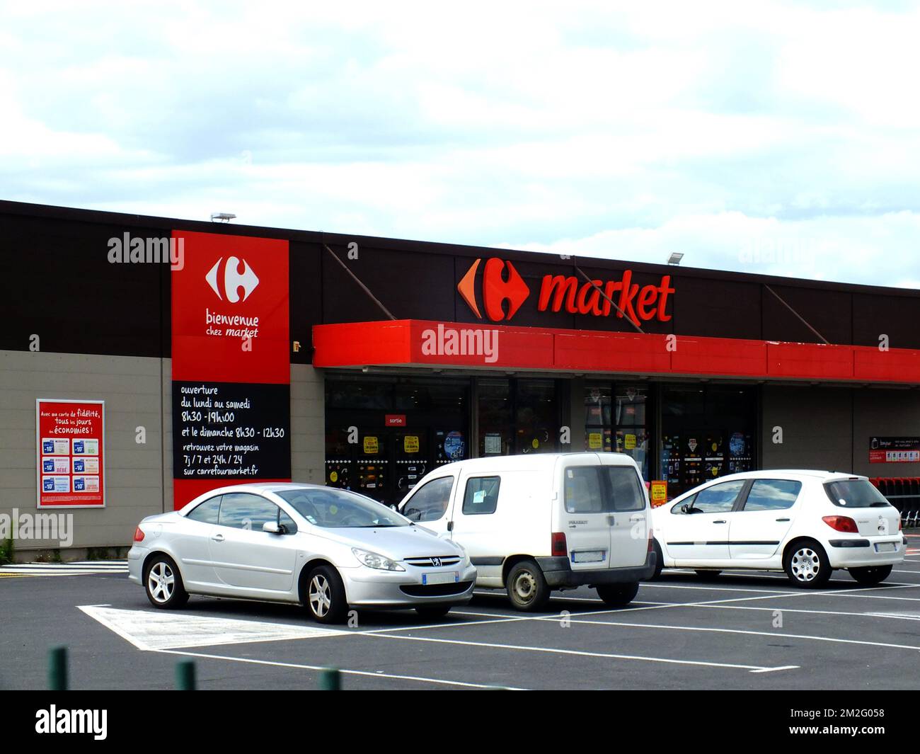 Mark | Enseigne du Magasin carrefour Markt 12/06/2018 Stockfoto