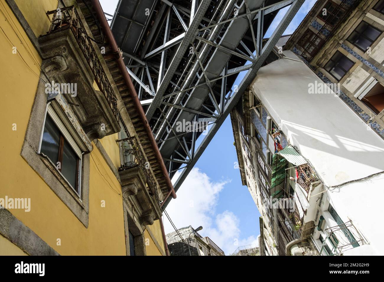 Die schöne Stadt Porto. Die Eisenbrücke Luis I | La ville de Porto - Pont Luis Ier 12/06/2018 Stockfoto