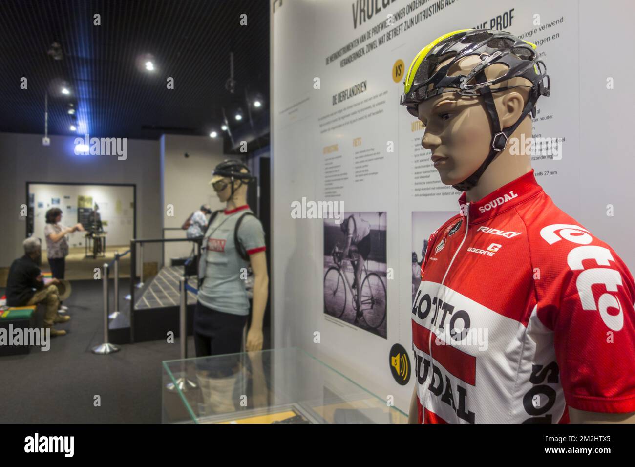 Centrum Ronde van Vlaanderen / Tour of Flanders Center, Museum für das Radrennen Tour of Flanders, Oudenaarde, Belgien | Centrum Ronde van Vlaanderen, musée consacré au Tour des Flandres et au cyclisme en général à Audenarde, Belgique 13/08/2018 Stockfoto