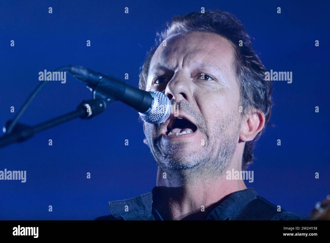Belgische Band Deus tritt live im BSF | Deus en Concert au BSF 17/08/2018 auf Stockfoto