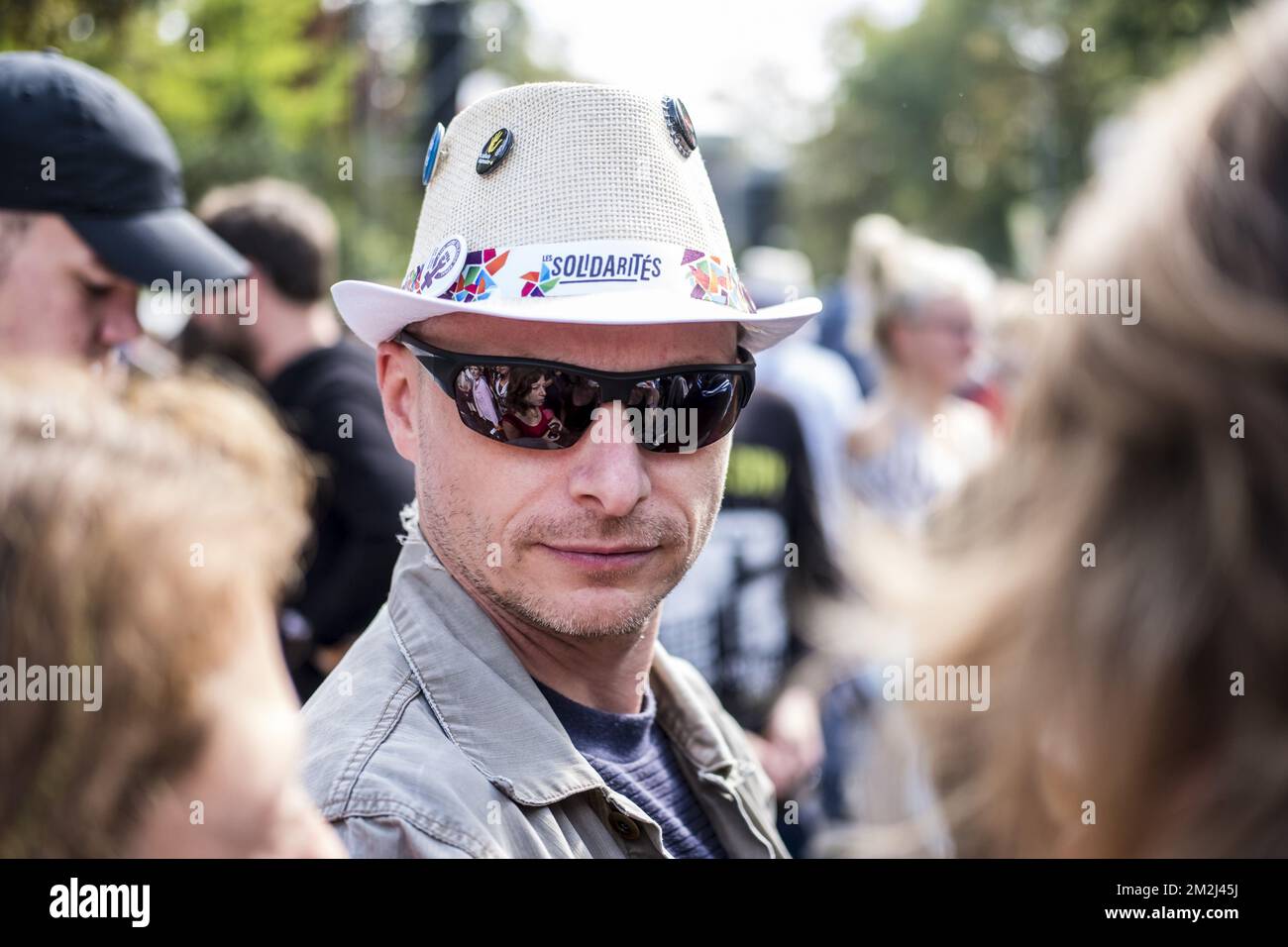 Abbildung zeigt die 7.. Ausgabe des Musikfestivals „Solidarites de Namur“ in der Zitadelle Namur, Samstag, 25. August 2018. BELGA FOTO HATIM KAGHAT Stockfoto