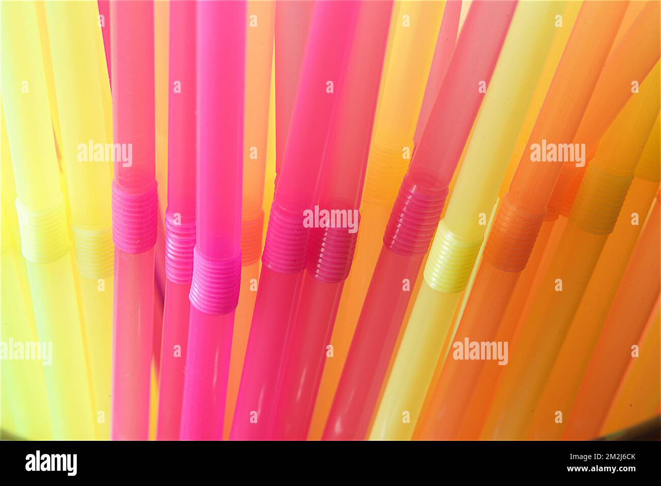 Kunststoffhalme | Pailles en Plastique 28/08/2018 Stockfoto