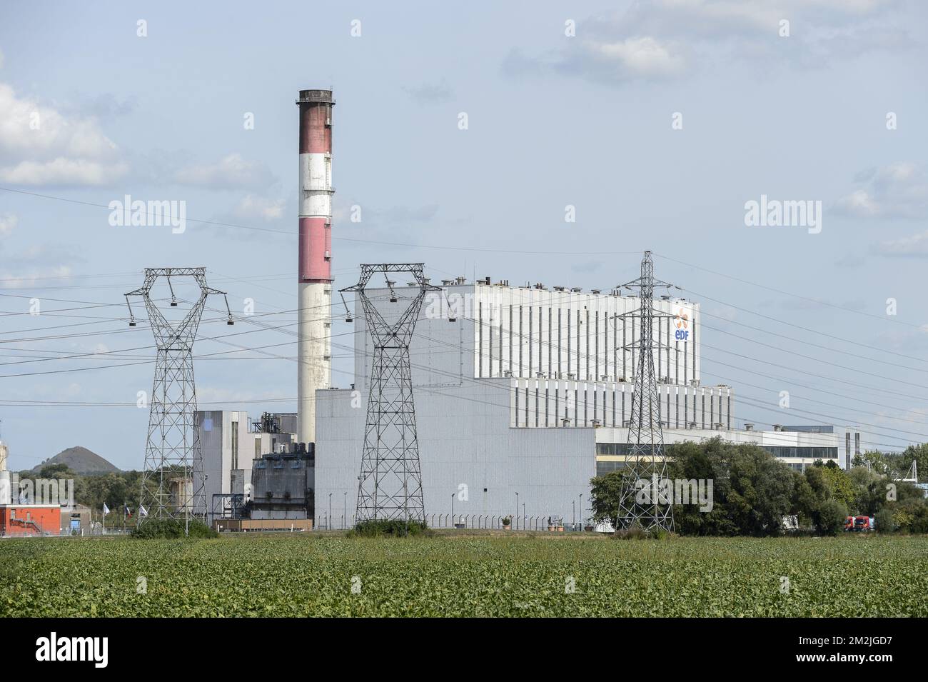 Centrale thermique de Bouchain fonctionne avec unbrennbare Gazeux | das Kraftwerk Bouchain arbeitete mit gasbasiertem Brennstoff 01/09/2018 Stockfoto