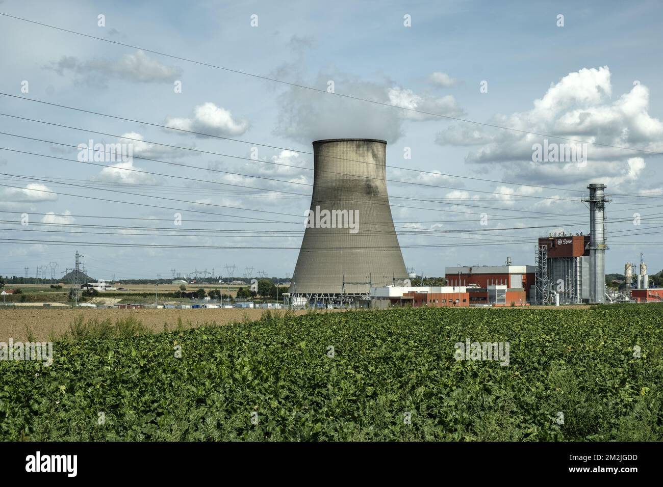 Centrale thermique de Bouchain fonctionne avec unbrennbare Gazeux | das Kraftwerk Bouchain arbeitete mit gasbasiertem Brennstoff 01/09/2018 Stockfoto