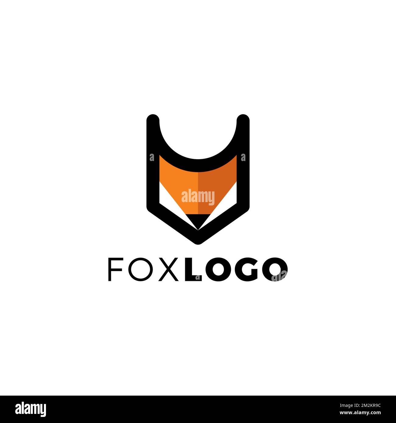 Einzigartiges Design Mit Dem Fox Logo. Einfaches Design Von Fox. Fox-Symbol Stock Vektor