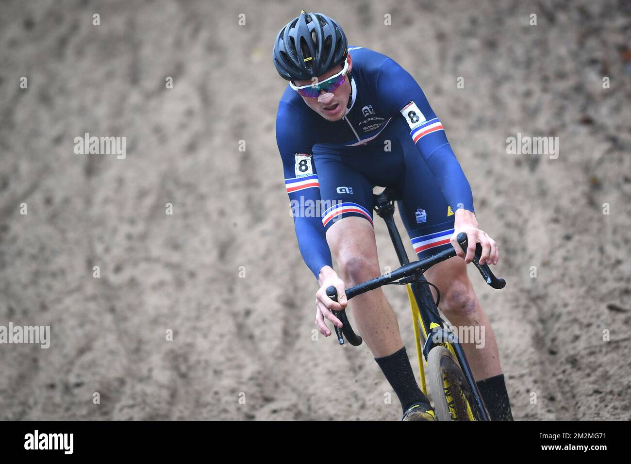 French Antoine Benoist pictured in action during the U23 race of the