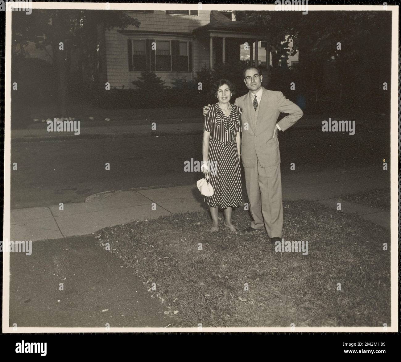 Dr. Garnik V. Ovanessian, Ehepartner. Leon Abdalian Kollektion Stockfoto