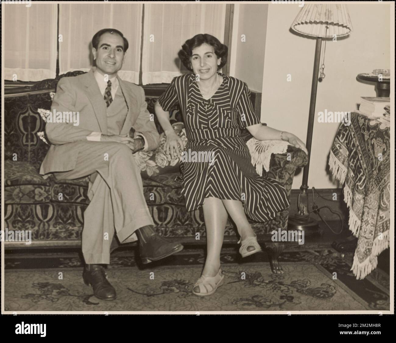 Dr. Garnik V. Ovanessian, Ehepartner. Leon Abdalian Kollektion Stockfoto