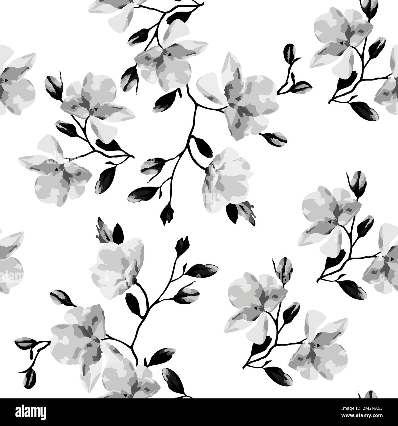 Modernes, nahtloses geometrisches Muster. Digital gezeichnete Darstellung. Kann als Textildesign für andere Stoffe, Tapeten, Karten, Einladungen oder Dekorationen verwendet werden Stock Vektor