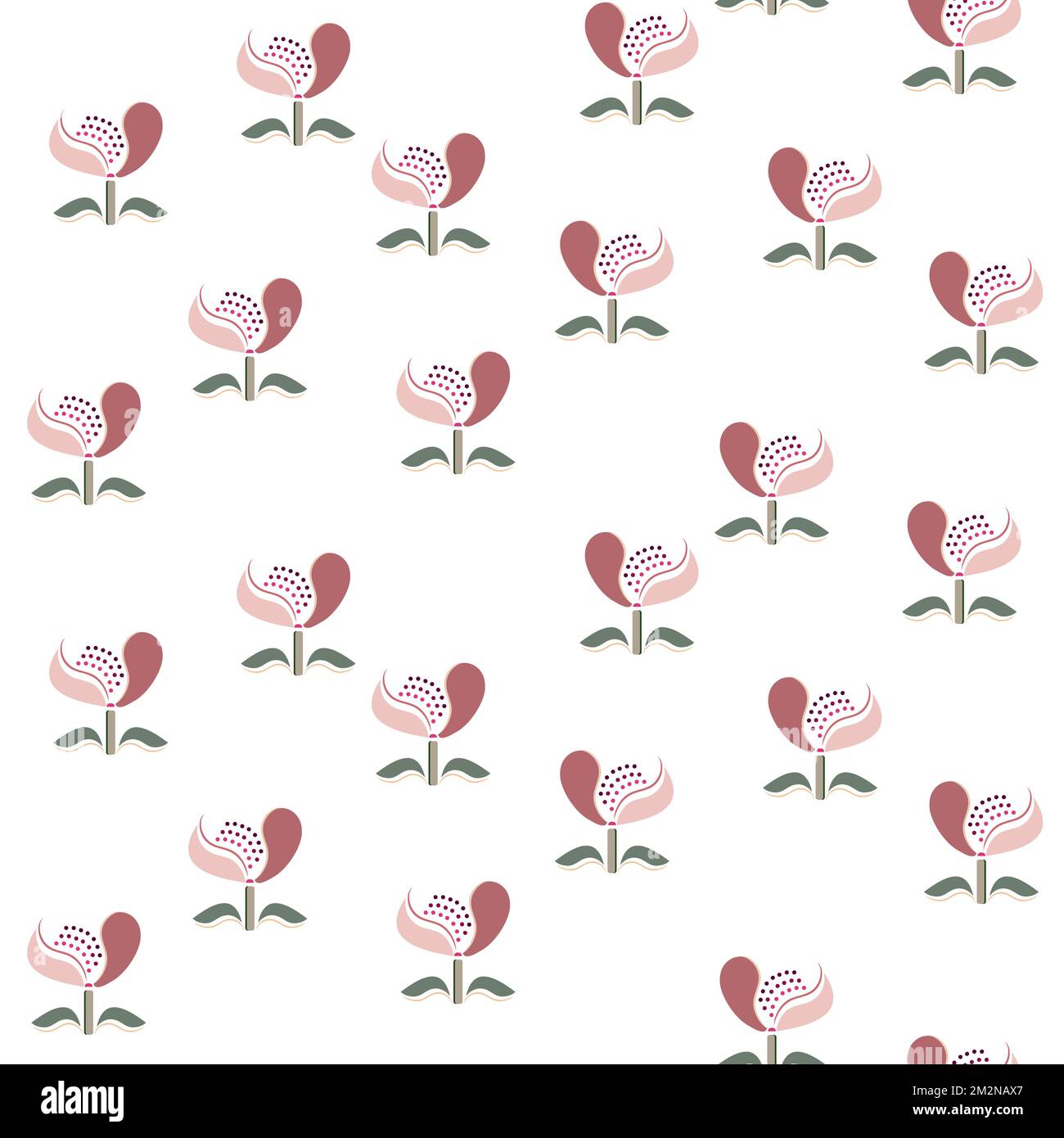 Modernes, nahtloses geometrisches Muster. Digital gezeichnete Darstellung. Kann als Textildesign für andere Stoffe, Tapeten, Karten, Einladungen oder Dekorationen verwendet werden Stock Vektor