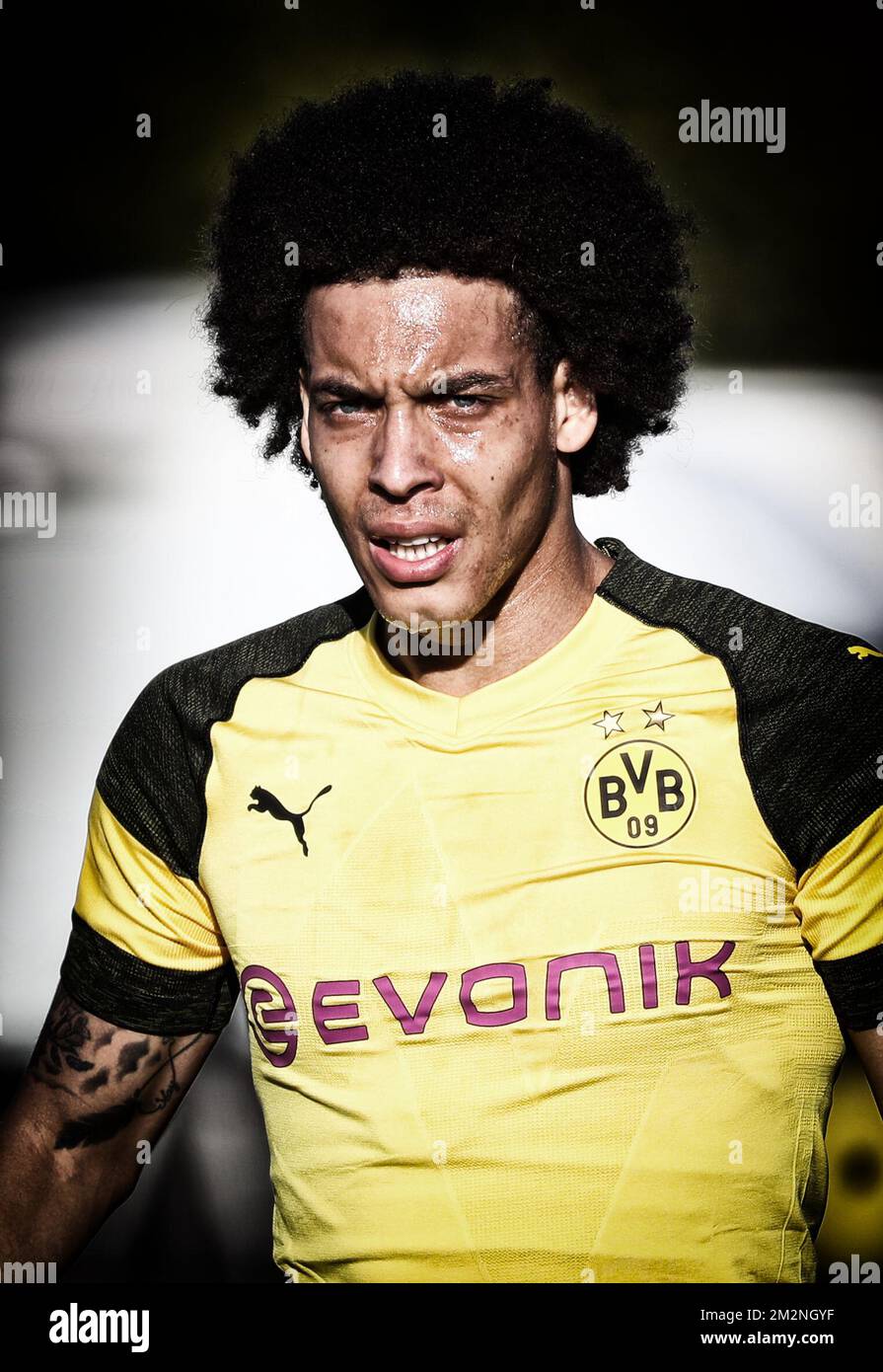 Dortmunds Axel Witsel wurde während eines Freundschaftsspiels der deutschen Teams Borussia Dortmund und Fortuna Düsseldorf in Marbella, Spanien, während des Wintercamps am Montag, den 07. Januar 2019, gezeigt. BELGA PHOTO VIRGINIE LEFOUR Stockfoto