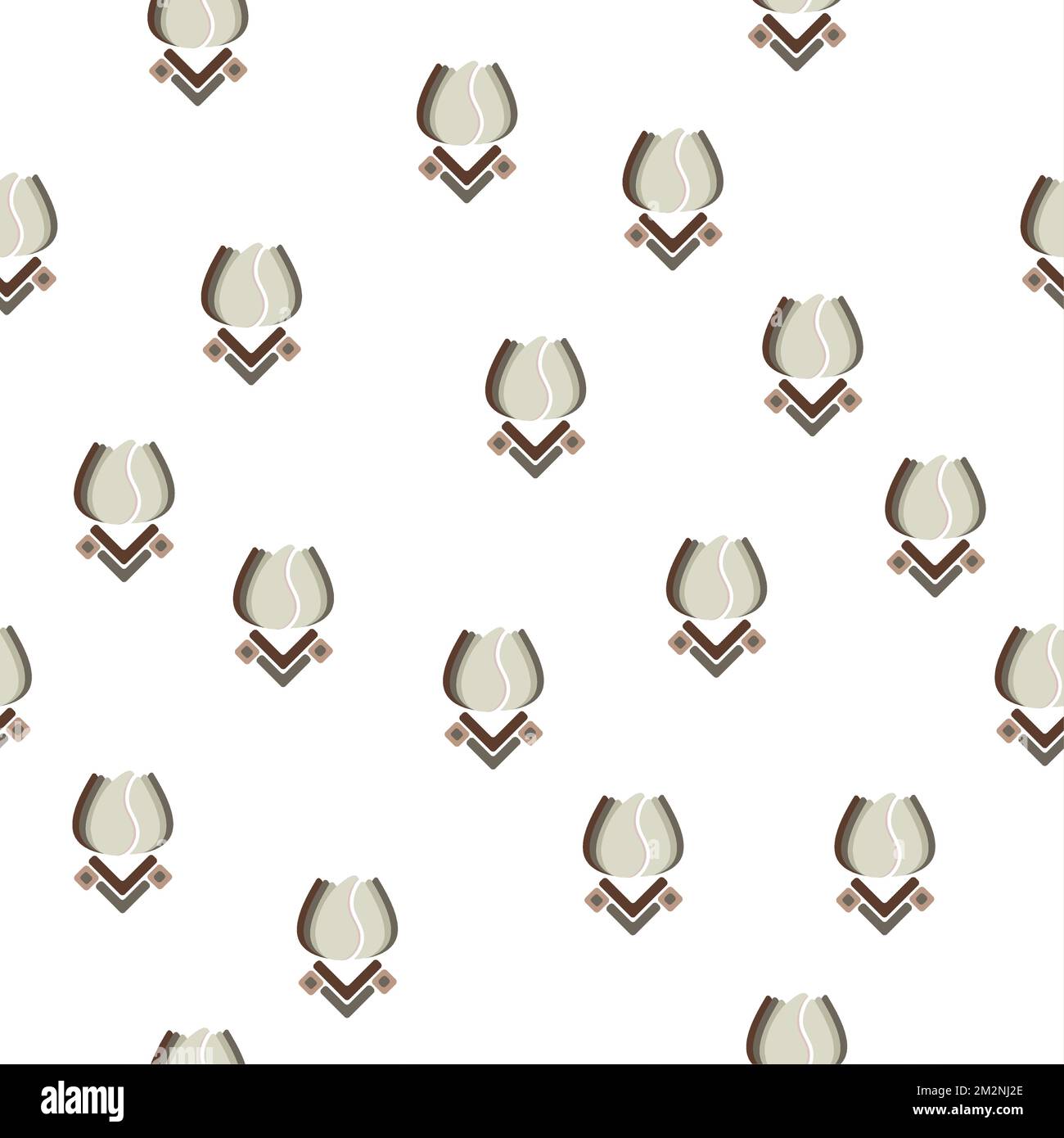 Modernes, nahtloses geometrisches Muster. Digital gezeichnete Darstellung. Kann als Textildesign für andere Stoffe, Tapeten, Karten, Einladungen oder Dekorationen verwendet werden Stock Vektor