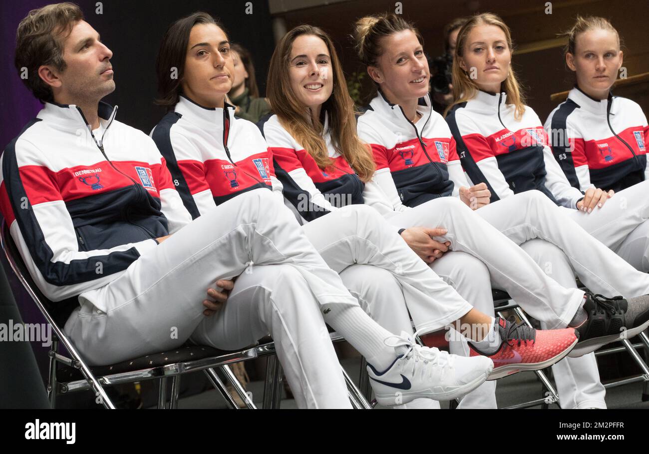 Französischer Kapitän Julien französische Caroline Garcia