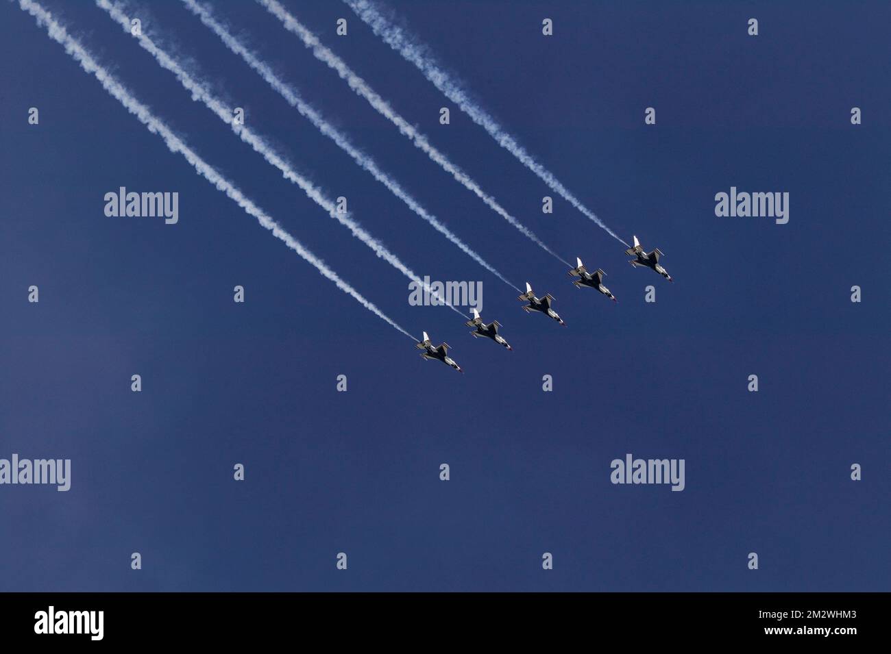 USAF Thunderbirds Ausstellungsteam bei den Reno Air Races 2008 45. am Stead Airport Reno Nevada USA Stockfoto