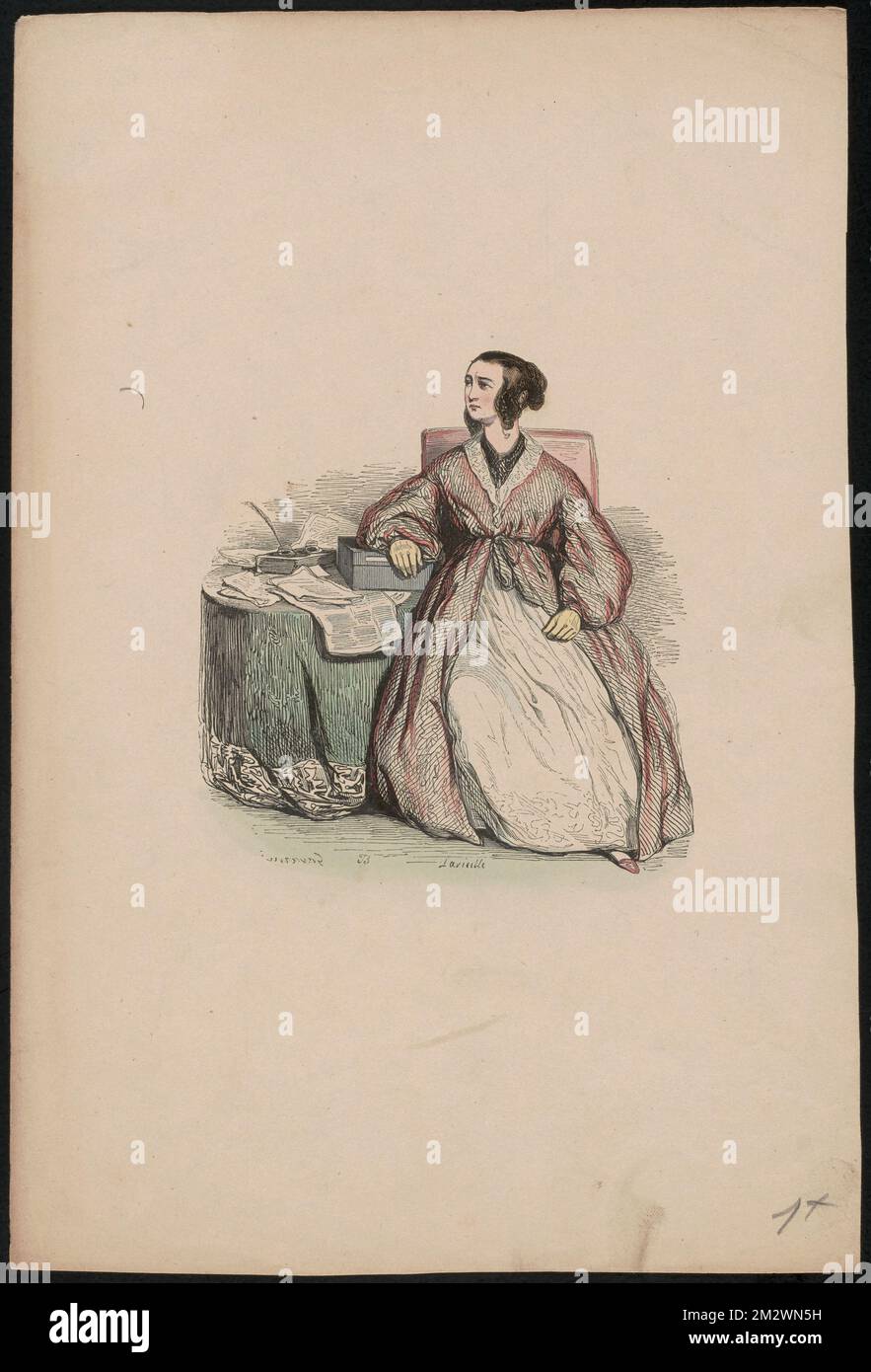 La femme politique , Alexandre Benois Collection Stockfoto