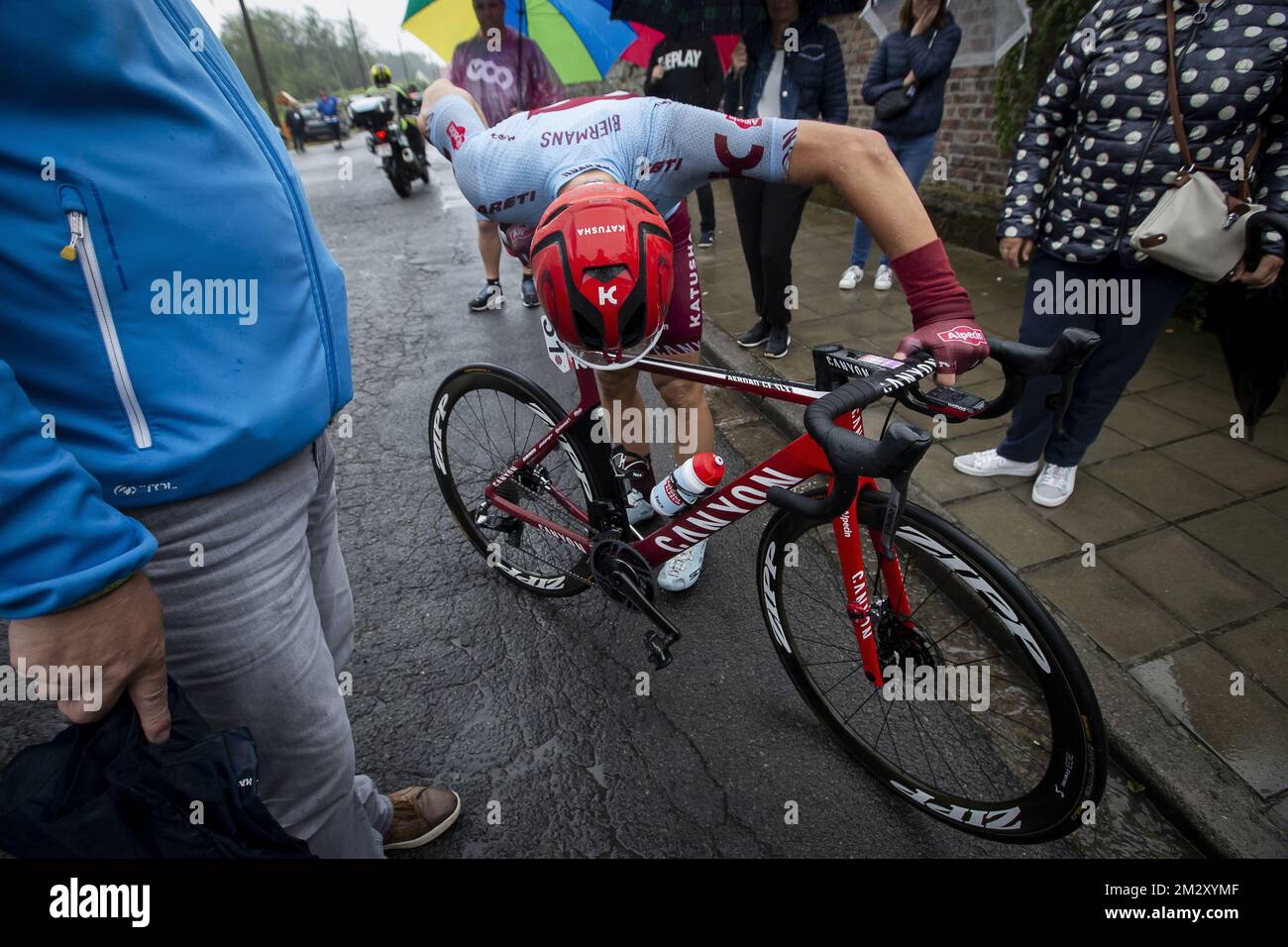 Belgische Jente Biermans von Katusha-Alpecin, die nach der zweiten Etappe des Radrennens Tour de Wallonie, 170,4 km von Waremme bis Beyne-Heusay, am Sonntag, den 28. Juli 2019, fotografiert wurden. BELGA FOTO KRISTOF VAN ACCOM Stockfoto