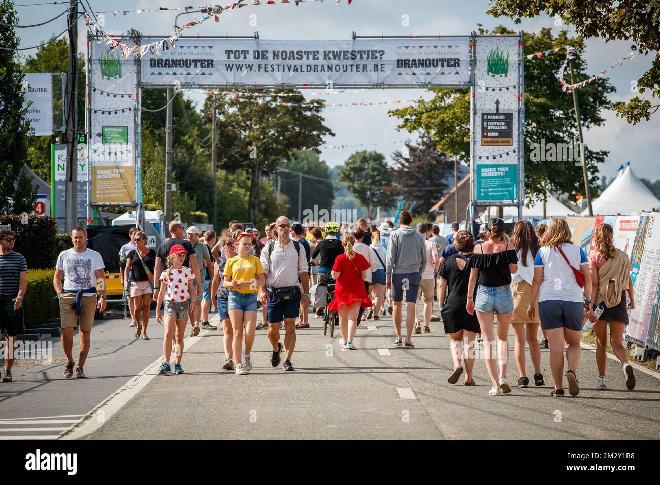 Die Abbildung zeigt die 45.. Ausgabe des Dranouter Festivals, Freitag, den 02. August 2019 in Dranouter. BELGA FOTO KURT DESPLENTER Stockfoto