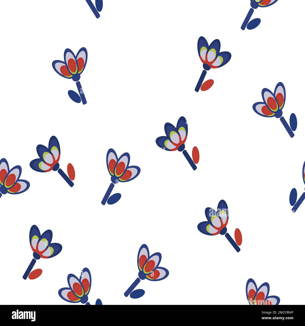 Modernes, nahtloses geometrisches Muster. Digital gezeichnete Darstellung. Kann als Textildesign für andere Stoffe, Tapeten, Karten, Einladungen oder Dekorationen verwendet werden Stock Vektor