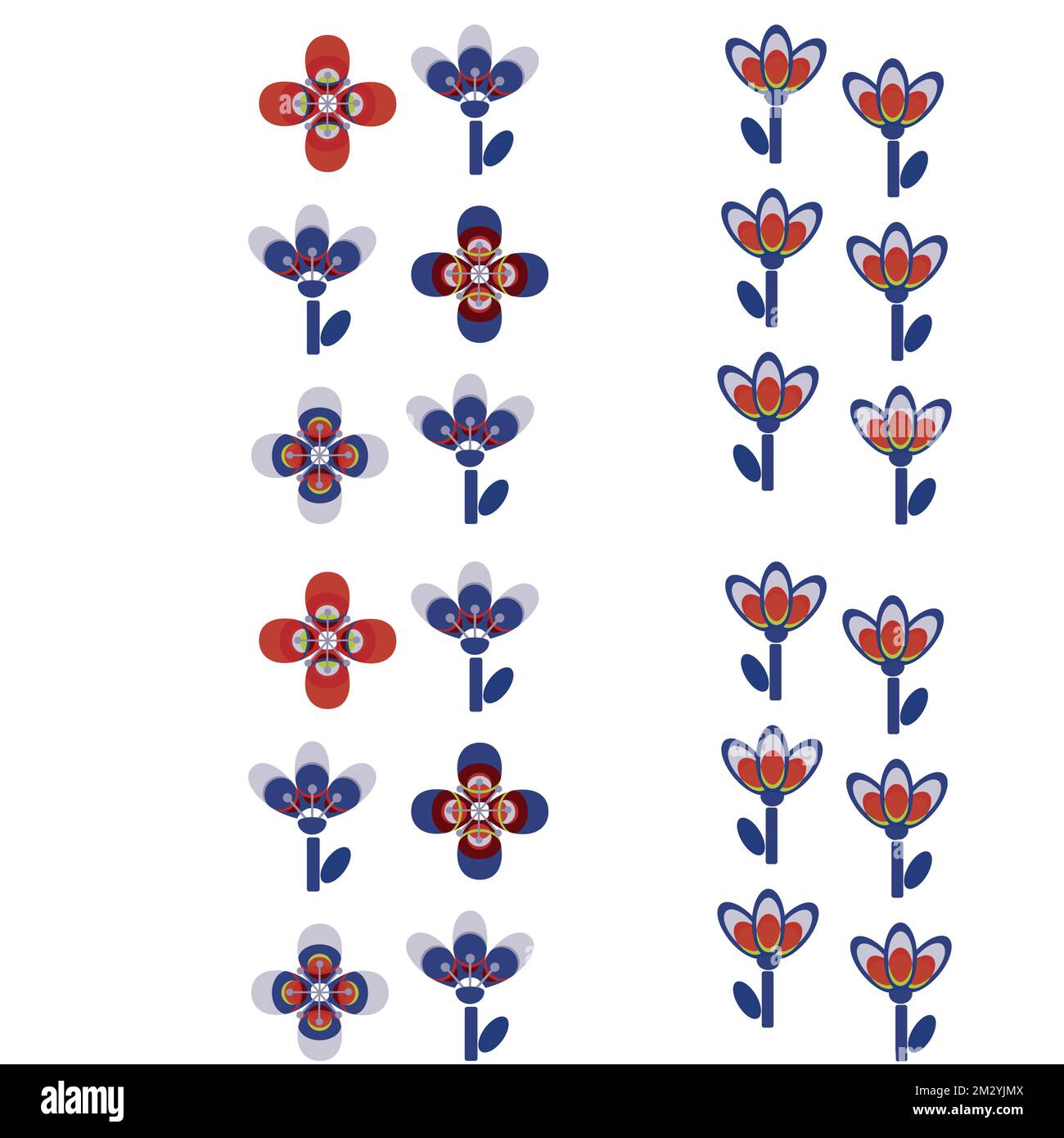 Modernes, nahtloses geometrisches Muster. Digital gezeichnete Darstellung. Kann als Textildesign für andere Stoffe, Tapeten, Karten, Einladungen oder Dekorationen verwendet werden Stock Vektor