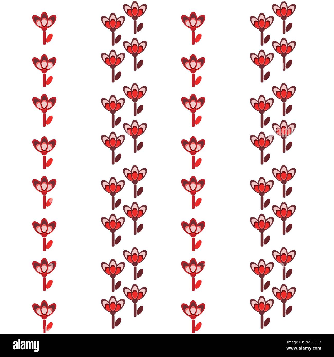 Modernes, nahtloses geometrisches Muster. Digital gezeichnete Darstellung. Kann als Textildesign für andere Stoffe, Tapeten, Karten, Einladungen oder Dekorationen verwendet werden Stock Vektor