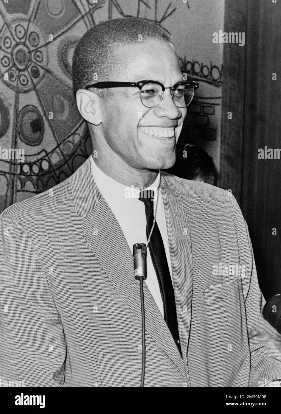 Ed Ford - World Telegram Staff Photograph - Malcolm X - 1964 Stockfoto