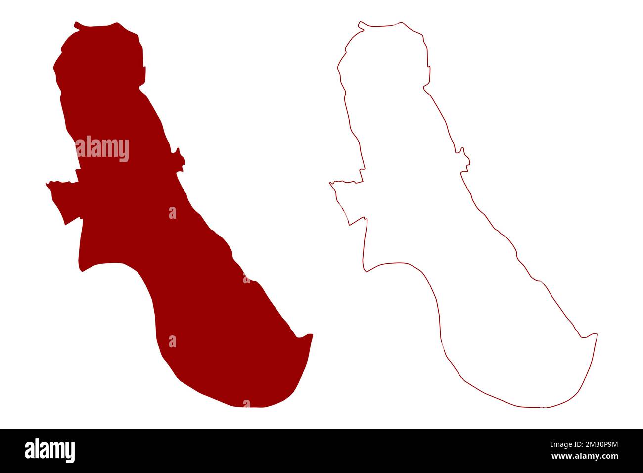 London Borough of Hammersmith and Fulham (Vereinigtes Königreich Großbritannien und Nordirland, Ceremonial County und Region Greater London, England) Stock Vektor