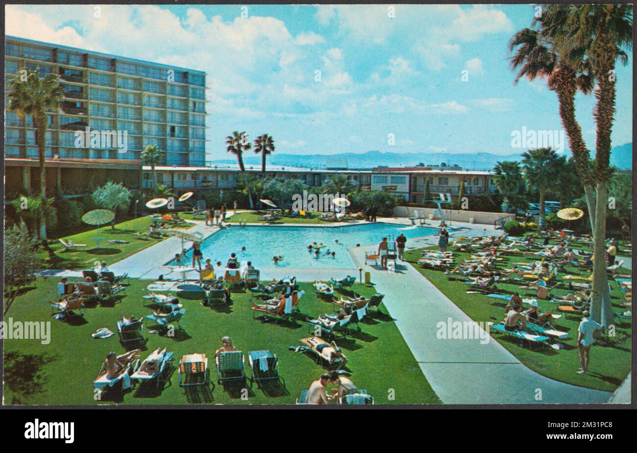 Spaß in der Sonne Nevadas in einer Welt der Erholung, Stardust Hotel, Las Vegas, Nevada , Hotels, Tichnor Brothers Collection, Postkarten der Vereinigten Staaten Stockfoto Spaß in der Sonne Nevadas in einer Welt der Erholung, Stardust Hotel, Las Vegas, Nevada , Hotels, Tichnor Brothers Collection, Postkarten der Vereinigten Staaten Stockfoto
