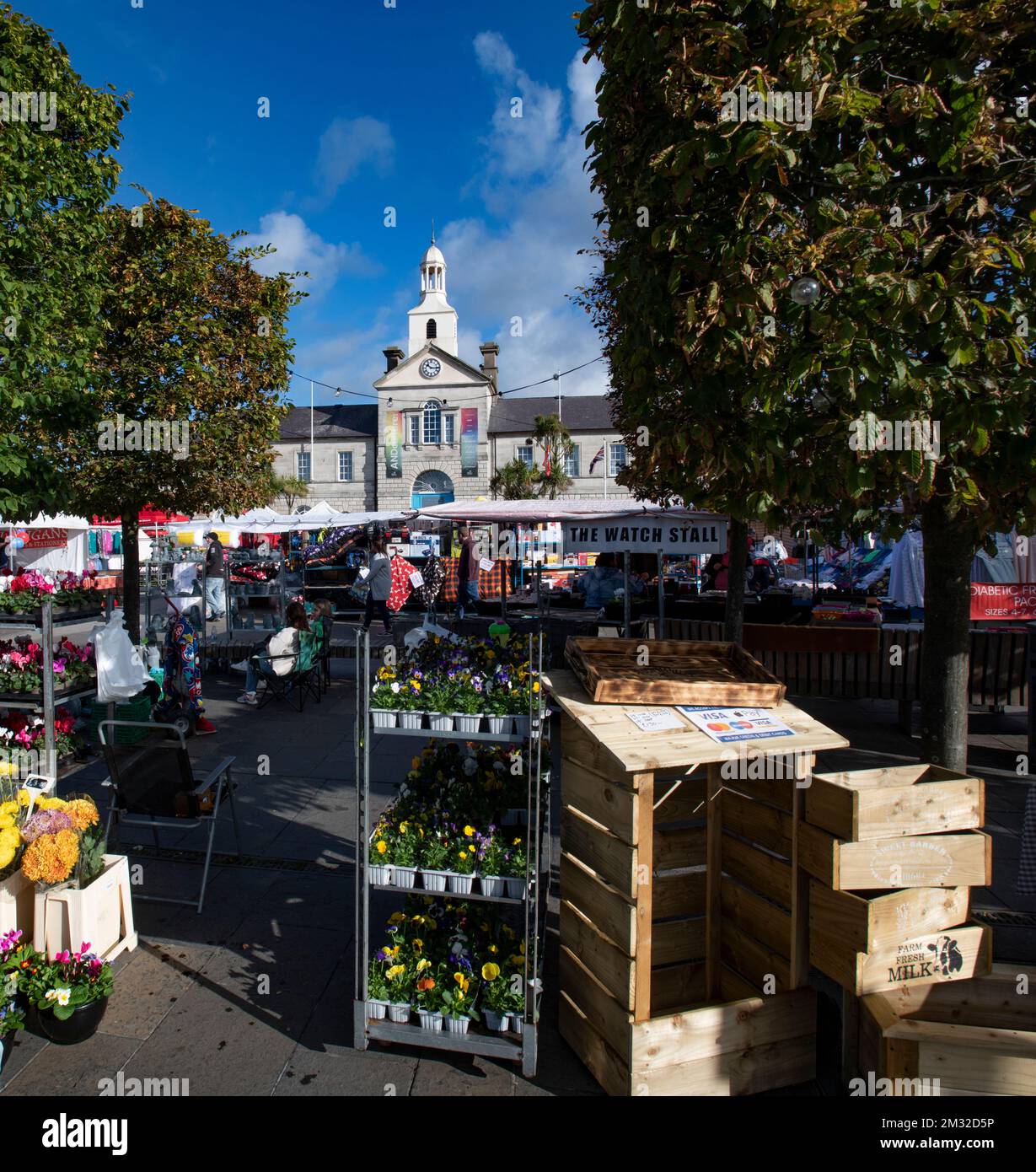 Newtownards Saturday Market, County Down, Nordirland Stockfoto