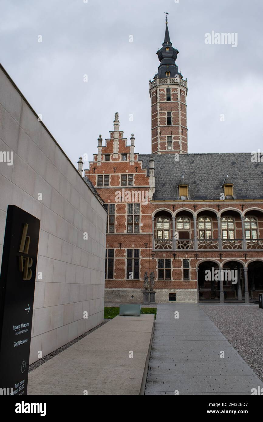 Abbildung zeigt das „Museum Hof van Busleyden“ in Mechelen, Dienstag, 25. Februar 2020. BELGA FOTO CHARLOTTE GEKIERE Stockfoto