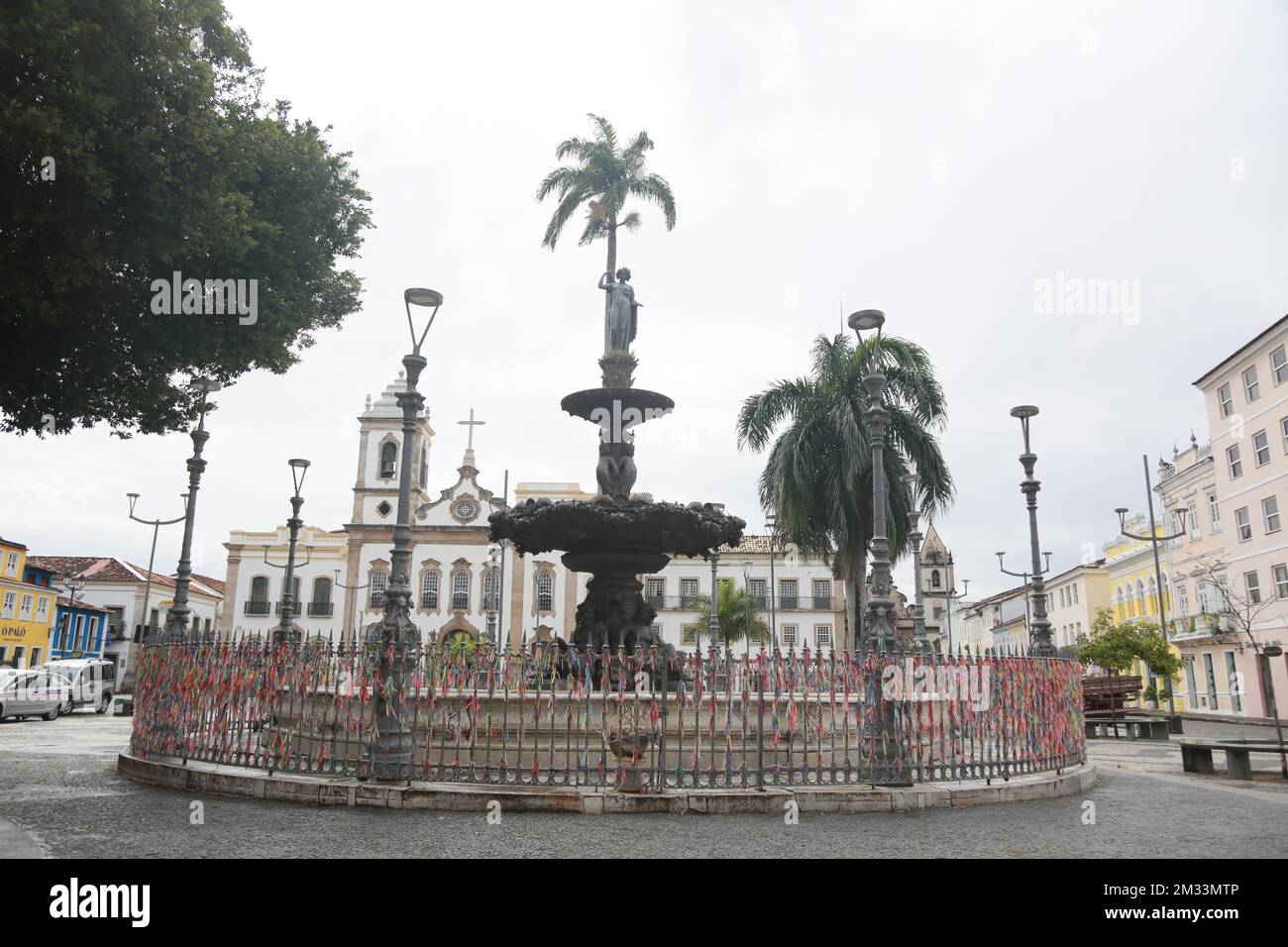 salvador, bahia, brasilien - novembro 20, 2022:Blick von Pelourinho, historisches Zentrum von Salvador. Stockfoto