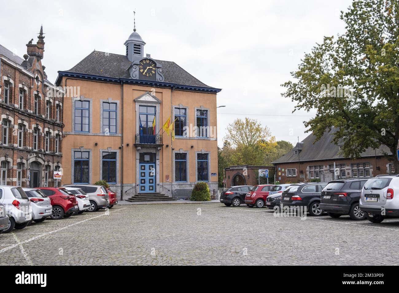 Abbildung zeigt das Tourismusbüro in Chièvres, Freitag, den 16. Oktober 2020. BELGA FOTO PAUL-HENRI VERLOOY Stockfoto